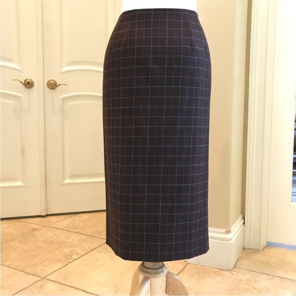 NWT Talbot midi plaid skirt - Picture 1 of 6